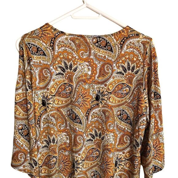 MICHAEL Kors Long Sleeve Marigold Blouse NWT - Picture 2 of 12